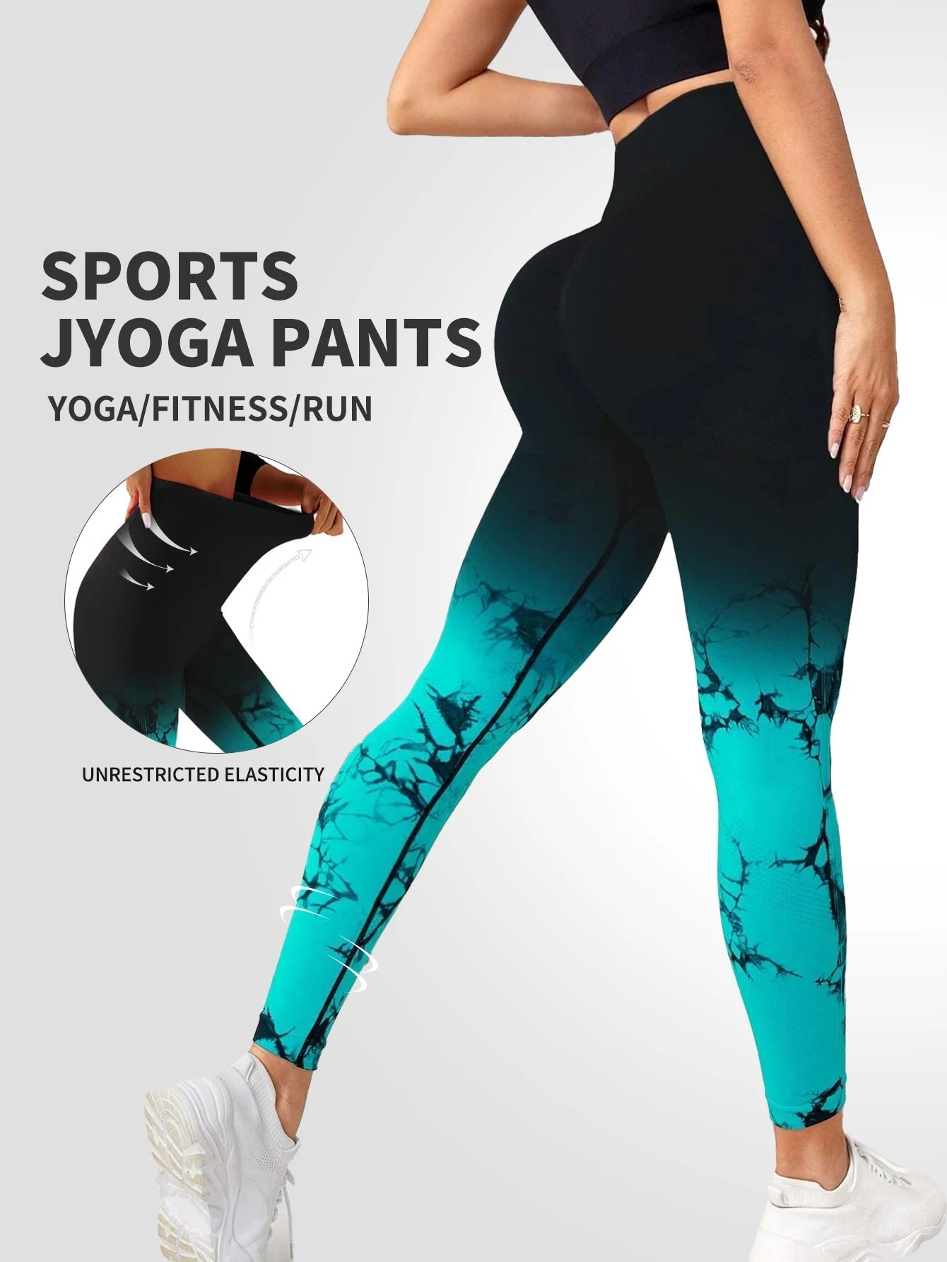 Gradient Tie Dye Yoga Pants Seamless Women's Running and Sports Pants High Waist and Hip Lifting Fitness Clothes Elastic Tight P - FitHealthHavenFitHealthHavenFitHealthHaven14:200003699Gradient Green;5:100014064Gradient GreenSGradient Tie Dye Yoga Pants Seamless Women's Running and Sports Pants High Waist and Hip Lifting Fitness Clothes Elastic Tight P