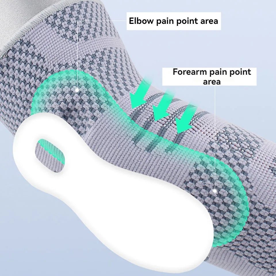 GTUBIKE 1Pcs Elbow Pads Silicone Compression Elbow Protection Sports Injuries 3D Knit Adjustable Elbow Support Tennis Basketball - FitHealthHavenFitHealthHavenFitHealthHaven14:29Beige;5:361386BeigeMGTUBIKE 1Pcs Elbow Pads Silicone Compression Elbow Protection Sports Injuries 3D Knit Adjustable Elbow Support Tennis Basketball