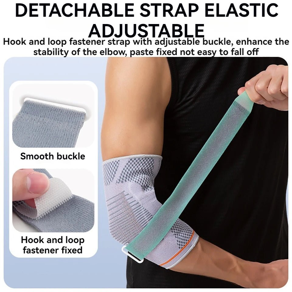 GTUBIKE 1Pcs Elbow Pads Silicone Compression Elbow Protection Sports Injuries 3D Knit Adjustable Elbow Support Tennis Basketball - FitHealthHavenFitHealthHavenFitHealthHaven14:29Beige;5:361386BeigeMGTUBIKE 1Pcs Elbow Pads Silicone Compression Elbow Protection Sports Injuries 3D Knit Adjustable Elbow Support Tennis Basketball