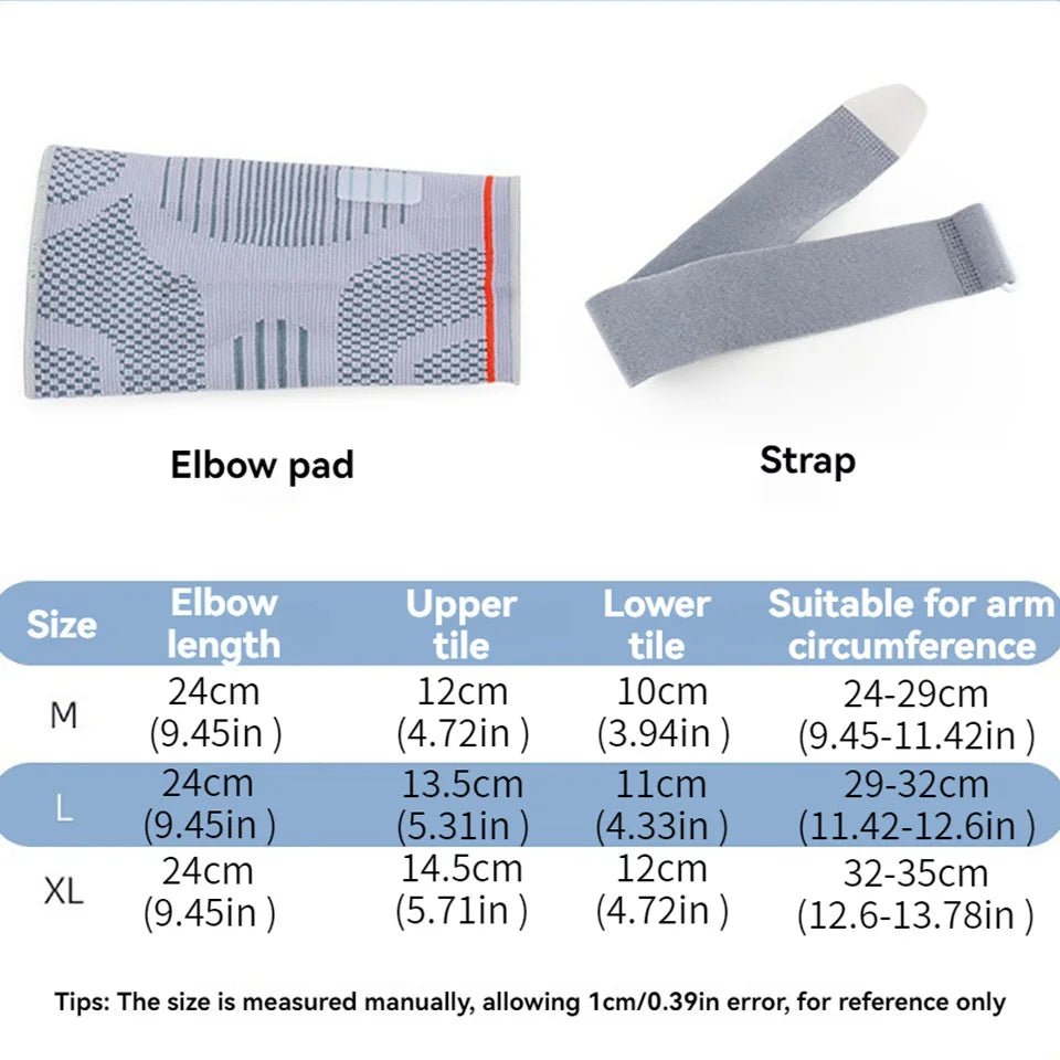 GTUBIKE 1Pcs Elbow Pads Silicone Compression Elbow Protection Sports Injuries 3D Knit Adjustable Elbow Support Tennis Basketball - FitHealthHavenFitHealthHavenFitHealthHaven14:29Beige;5:361386BeigeMGTUBIKE 1Pcs Elbow Pads Silicone Compression Elbow Protection Sports Injuries 3D Knit Adjustable Elbow Support Tennis Basketball