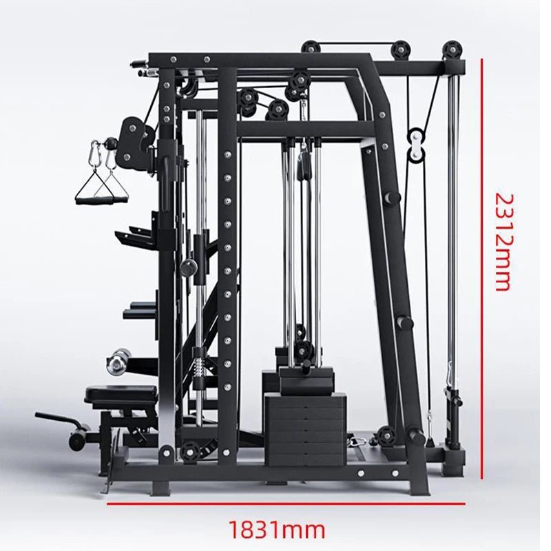 GYM Commercial Smith Machine Whole Set With 100kg Weight Plates With Fitness Bench Door To Door Seller Pay Tax - FitHealthHavenFitHealthHavenFitHealthHaven14:193;200007763:201336100blackChina MainlandGYM Commercial Smith Machine Whole Set With 100kg Weight Plates With Fitness Bench Door To Door Seller Pay Tax