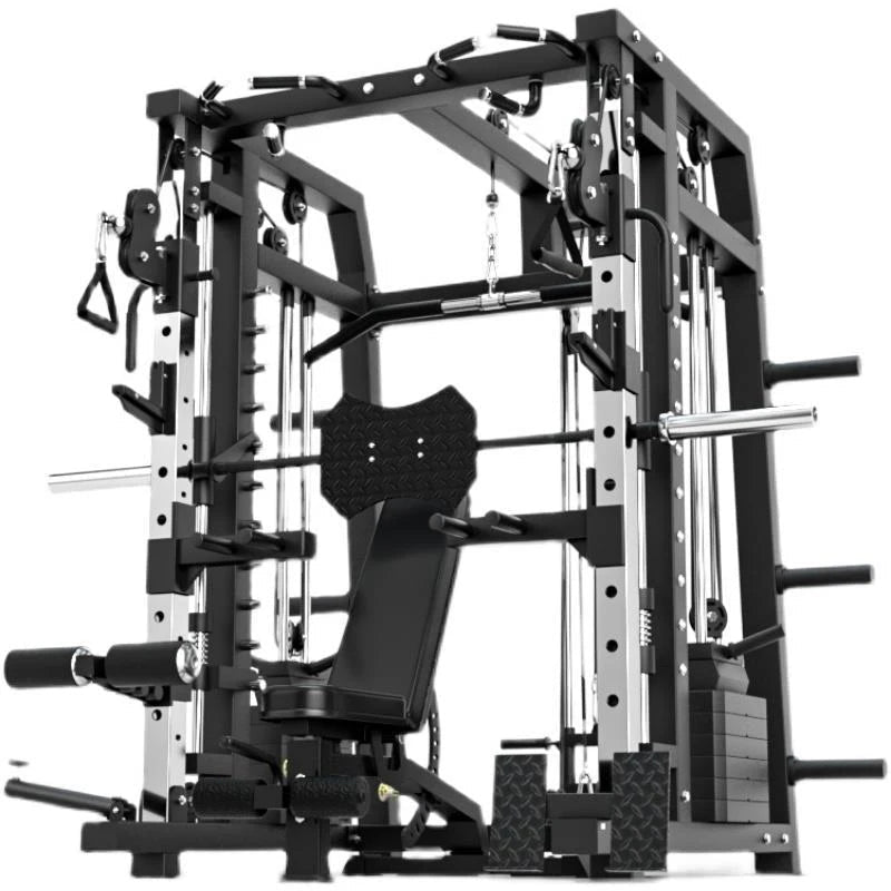 GYM Commercial Smith Machine Whole Set With 100kg Weight Plates With Fitness Bench Door To Door Seller Pay Tax - FitHealthHavenFitHealthHavenFitHealthHaven14:193;200007763:201336100blackChina MainlandGYM Commercial Smith Machine Whole Set With 100kg Weight Plates With Fitness Bench Door To Door Seller Pay Tax