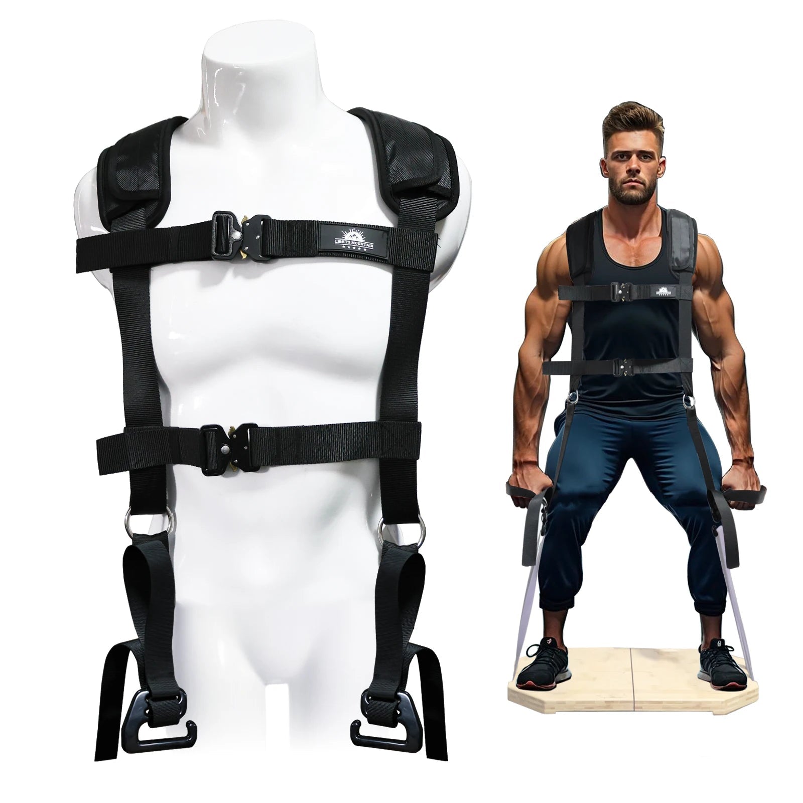 Heavy-Duty Squat Harness Vest for Resistance Bands Adjustable Weighted Training Strap for Full Body Workouts fitness equipment - FitHealthHavenFitHealthHavenFitHealthHaven14:193blackHeavy-Duty Squat Harness Vest for Resistance Bands Adjustable Weighted Training Strap for Full Body Workouts fitness equipment