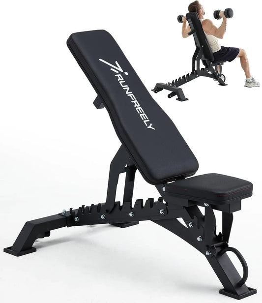 Heavy Duty Weight Bench 1000LB Capacity Adjustable FID Workout Bench Weight Lifting Bench Press for Gym and Home Gym - FitHealthHavenFitHealthHavenFitHealthHaven14:29BLACK;200007763:201336106BLACKUnited StatesHeavy Duty Weight Bench 1000LB Capacity Adjustable FID Workout Bench Weight Lifting Bench Press for Gym and Home Gym