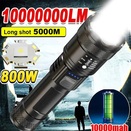 High Strong Power Led Flashlights 2000LM Tactical Torch with Display Light USB Charging Camping Fishing Emergency Zoom Lantern - FitHealthHavenFitHealthHavenFitHealthHaven136:200002572P200 2PCSP200 2PCSHigh Strong Power Led Flashlights 2000LM Tactical Torch with Display Light USB Charging Camping Fishing Emergency Zoom Lantern
