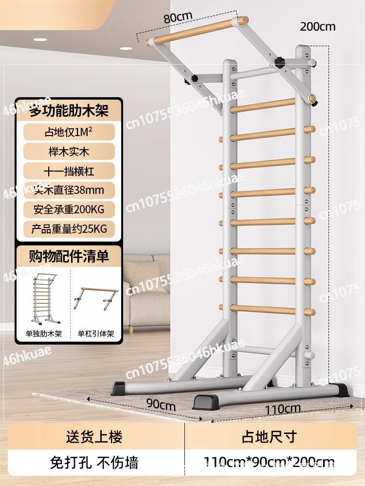 Home Fitness Equipment Rib Frame Horizontal Bar Material Pull-up Rehabilitation Dance Leg Stretches Indoor Exercise Equipment - FitHealthHavenFitHealthHavenFitHealthHaven14:36666Home Fitness Equipment Rib Frame Horizontal Bar Material Pull-up Rehabilitation Dance Leg Stretches Indoor Exercise Equipment