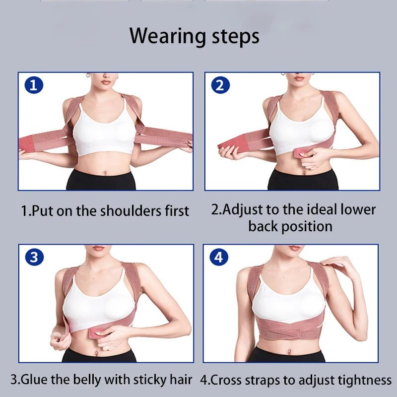 Hunchback Corrector for Adults,invisible Posture Correction With Straps, Bent Waist, Chest and Neck Forward Tilt Correction Tool - FitHealthHavenFitHealthHavenFitHealthHaven14:366black;5:361385blackLHunchback Corrector for Adults,invisible Posture Correction With Straps, Bent Waist, Chest and Neck Forward Tilt Correction Tool
