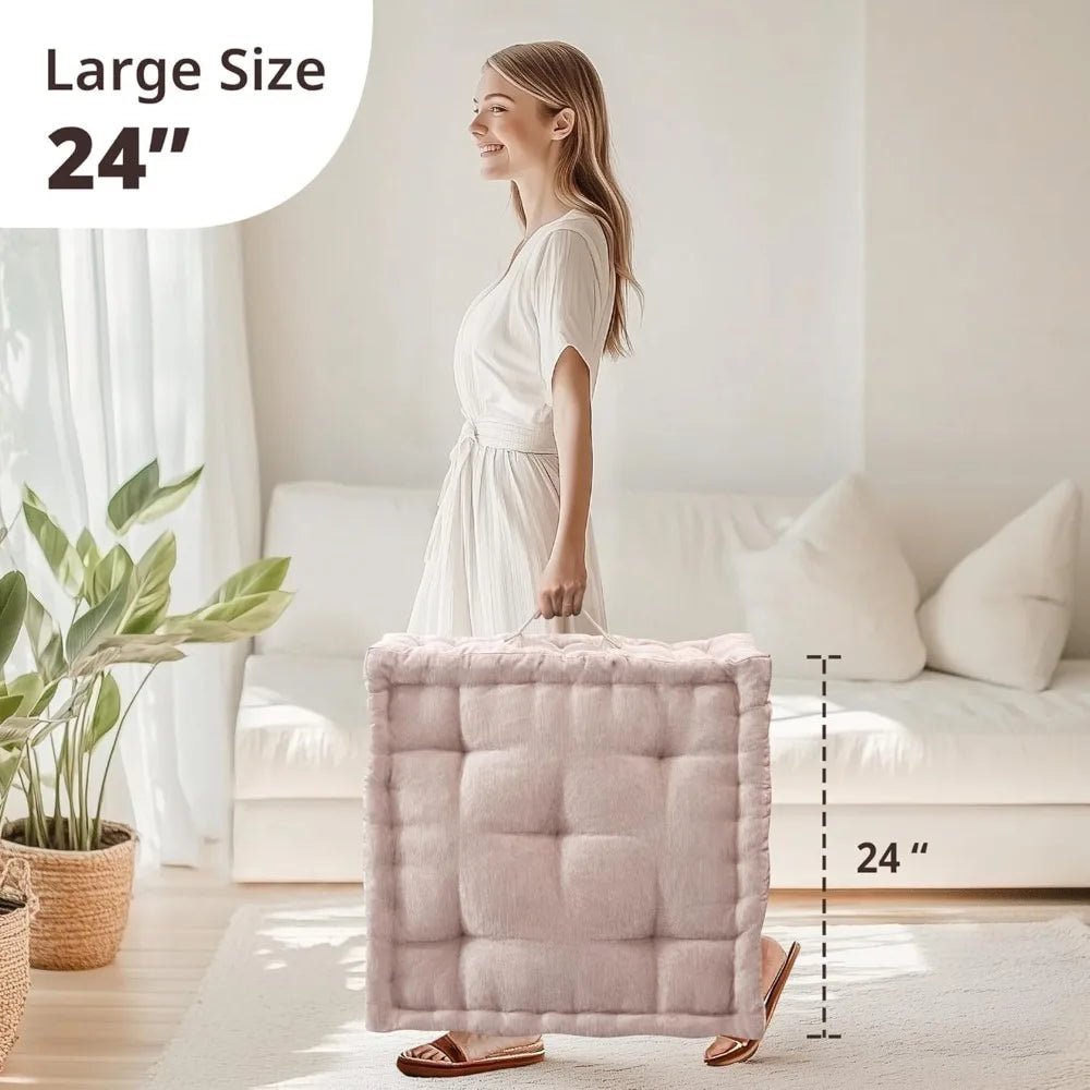 Intelligent Design Large Floor Pillow for Adults Yoga or Meditation Cushion with Handle, Floor Cushion for Board Games, - FitHealthHavenFitHealthHavenFitHealthHaven200007763:201336106United StatesIntelligent Design Large Floor Pillow for Adults Yoga or Meditation Cushion with Handle, Floor Cushion for Board Games,
