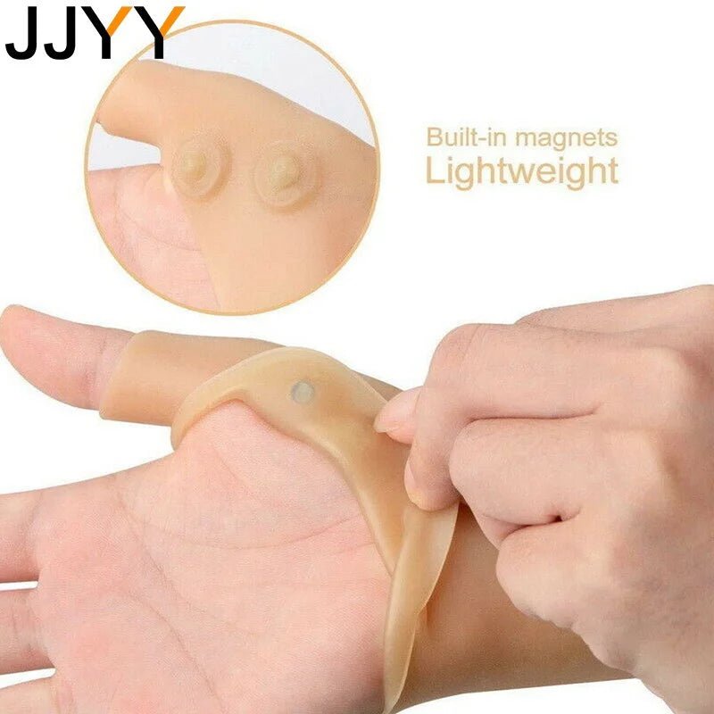 JJYY 1PC Magnetic Therapy Wrist Hand Thumb Support Gloves Silicone Gel Arthritis Pressure Corrector Massage Pain Relief Gloves - FitHealthHavenFitHealthHavenFitHealthHaven14:200006154BeigeBeigeJJYY 1PC Magnetic Therapy Wrist Hand Thumb Support Gloves Silicone Gel Arthritis Pressure Corrector Massage Pain Relief Gloves