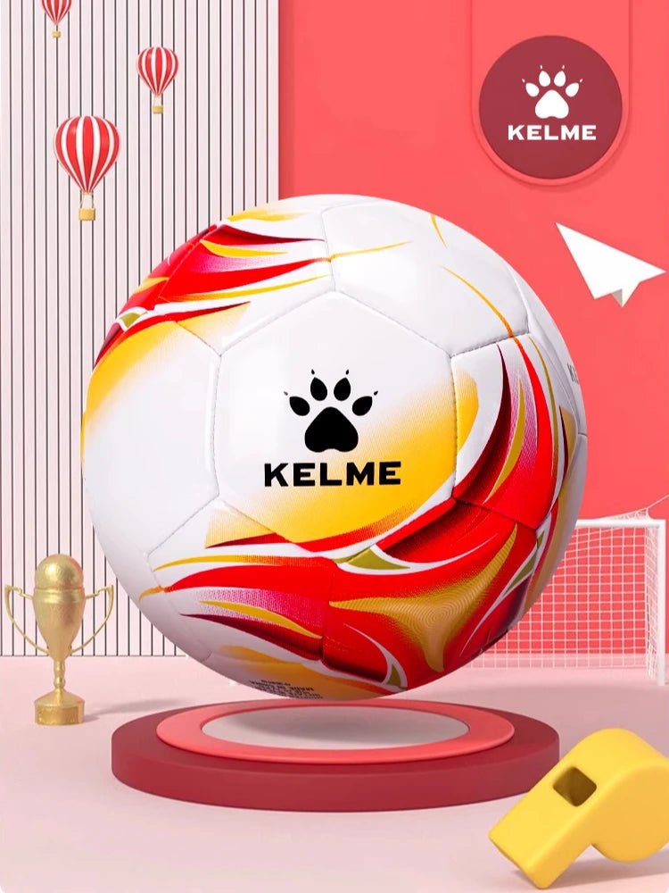 Kelme Standard 5 Soccer Ball School Soccer Ball Wear-resistant Soccer Ball Elastic Indoor High Elasticity Soccer Ball - FitHealthHavenFitHealthHavenFitHealthHaven14:10white redwhite redKelme Standard 5 Soccer Ball School Soccer Ball Wear-resistant Soccer Ball Elastic Indoor High Elasticity Soccer Ball