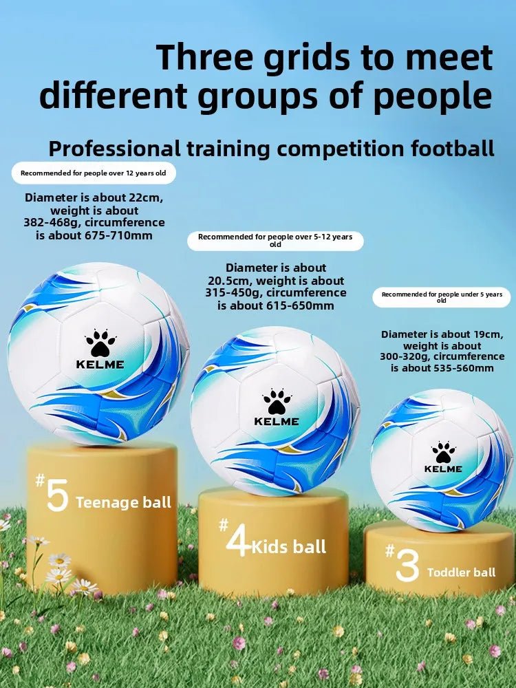 Kelme Standard 5 Soccer Ball School Soccer Ball Wear-resistant Soccer Ball Elastic Indoor High Elasticity Soccer Ball - FitHealthHavenFitHealthHavenFitHealthHaven14:10white redwhite redKelme Standard 5 Soccer Ball School Soccer Ball Wear-resistant Soccer Ball Elastic Indoor High Elasticity Soccer Ball