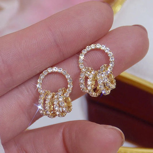 Korean Super Shining Buckle Circle Earrings for Women 14k Real Gold Elegant AAA Zirconia Stud Earring Birthday Gift Brincos - FitHealthHavenFitHealthHavenFitHealthHaven200000226:193BJBJKorean Super Shining Buckle Circle Earrings for Women 14k Real Gold Elegant AAA Zirconia Stud Earring Birthday Gift Brincos