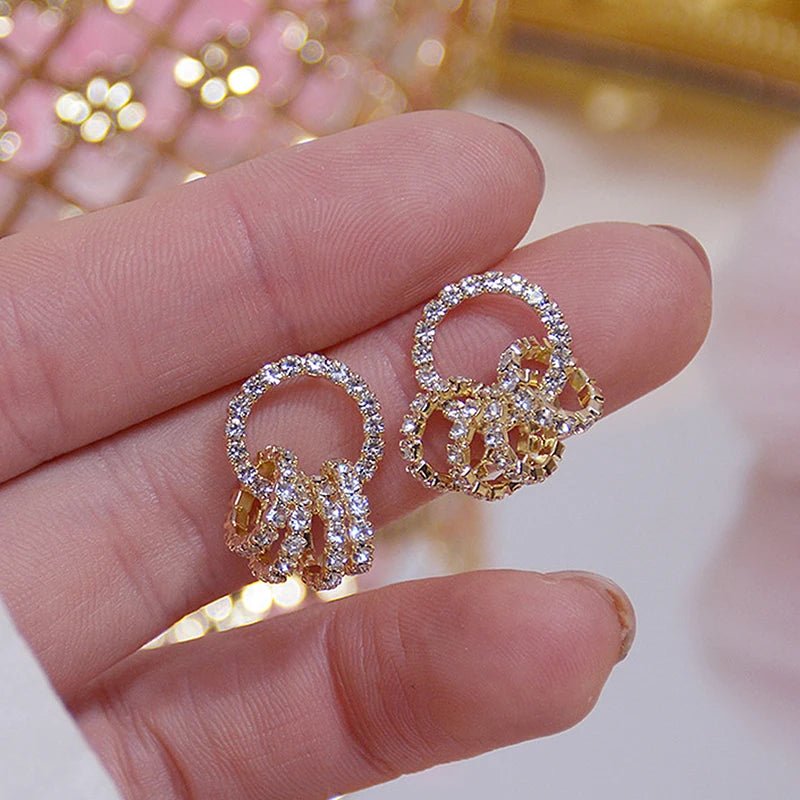Korean Super Shining Buckle Circle Earrings for Women 14k Real Gold Elegant AAA Zirconia Stud Earring Birthday Gift Brincos - FitHealthHavenFitHealthHavenFitHealthHaven200000226:193BJBJKorean Super Shining Buckle Circle Earrings for Women 14k Real Gold Elegant AAA Zirconia Stud Earring Birthday Gift Brincos