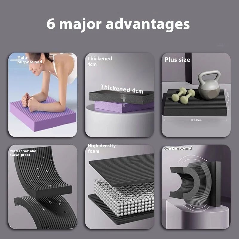 Large Yoga Balance Mat Non Slip Thick Yoga Mat Accessories for Yoga and Pilates Core Balance and Strength Stability Training - FitHealthHavenFitHealthHavenFitHealthHaven14:3654584cm-purple4cm-purpleLarge Yoga Balance Mat Non Slip Thick Yoga Mat Accessories for Yoga and Pilates Core Balance and Strength Stability Training