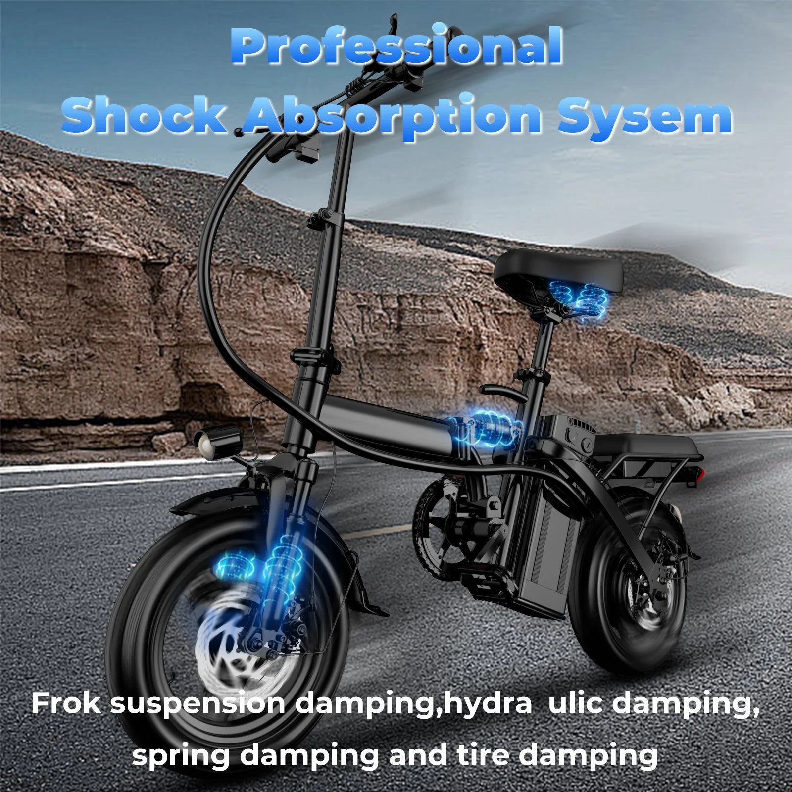 LELEKUAI 500W Adult Electric Bike, 20 MPH, 48V 10.4Ah Removable Battery, 14 Inch Folding Electric Bike, Multi-Shock Absorption - FitHealthHavenFitHealthHavenFitHealthHaven14:193;200007763:201336106;5:20001180114inblack14inUnited StatesLELEKUAI 500W Adult Electric Bike, 20 MPH, 48V 10.4Ah Removable Battery, 14 Inch Folding Electric Bike, Multi-Shock Absorption