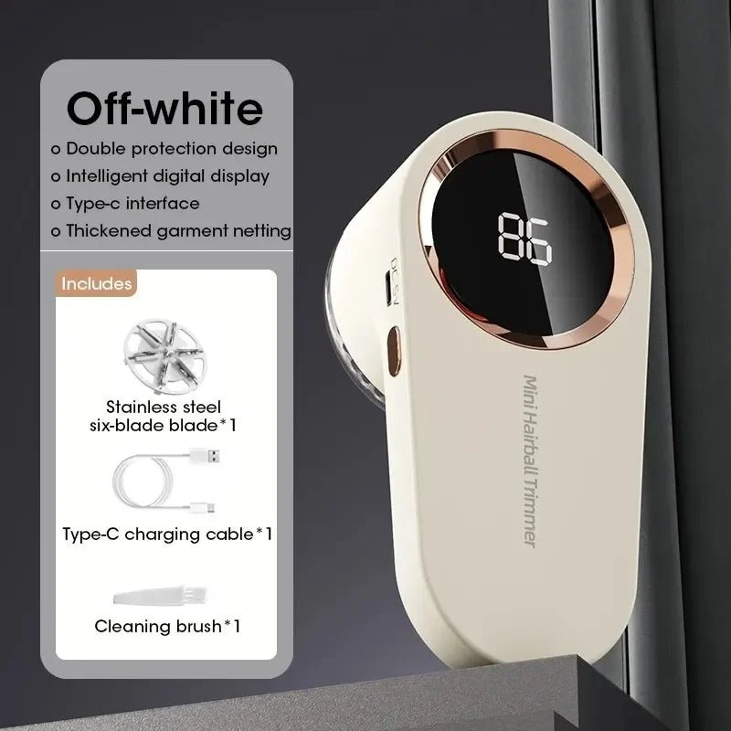Lint Remover for Clothing LED Digital Electric Pellet Fluff Remover USB Rechargeable Fuzz Fabric Shaver Sweater Dropshipping - FitHealthHavenFitHealthHavenFitHealthHaven14:29WhiteWhiteLint Remover for Clothing LED Digital Electric Pellet Fluff Remover USB Rechargeable Fuzz Fabric Shaver Sweater Dropshipping