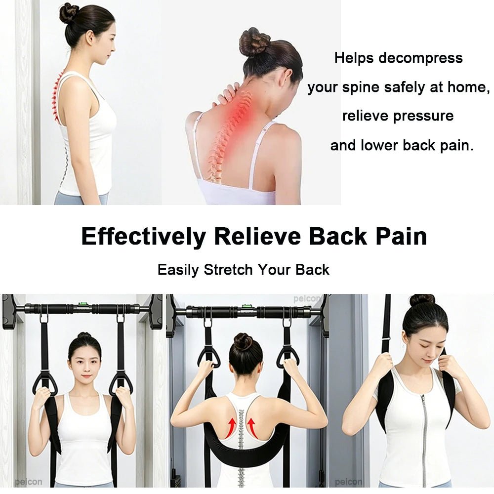 Lumbar Traction Belt Portable Hanging Traction Belt Waist Support Household Spinal Back Stretching Device for Lower Back Pain - FitHealthHavenFitHealthHavenFitHealthHaven14:691GrayGrayLumbar Traction Belt Portable Hanging Traction Belt Waist Support Household Spinal Back Stretching Device for Lower Back Pain