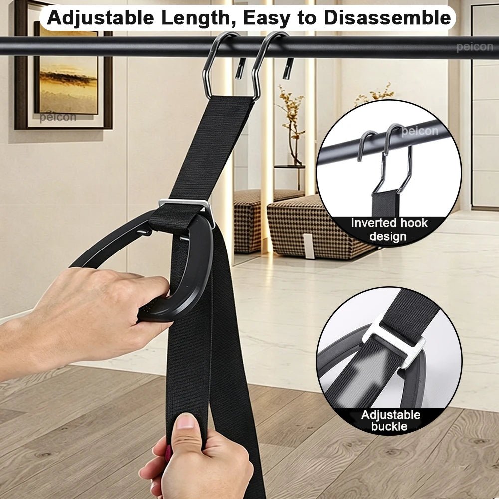 Lumbar Traction Belt Portable Hanging Traction Belt Waist Support Household Spinal Back Stretching Device for Lower Back Pain - FitHealthHavenFitHealthHavenFitHealthHaven14:691GrayGrayLumbar Traction Belt Portable Hanging Traction Belt Waist Support Household Spinal Back Stretching Device for Lower Back Pain