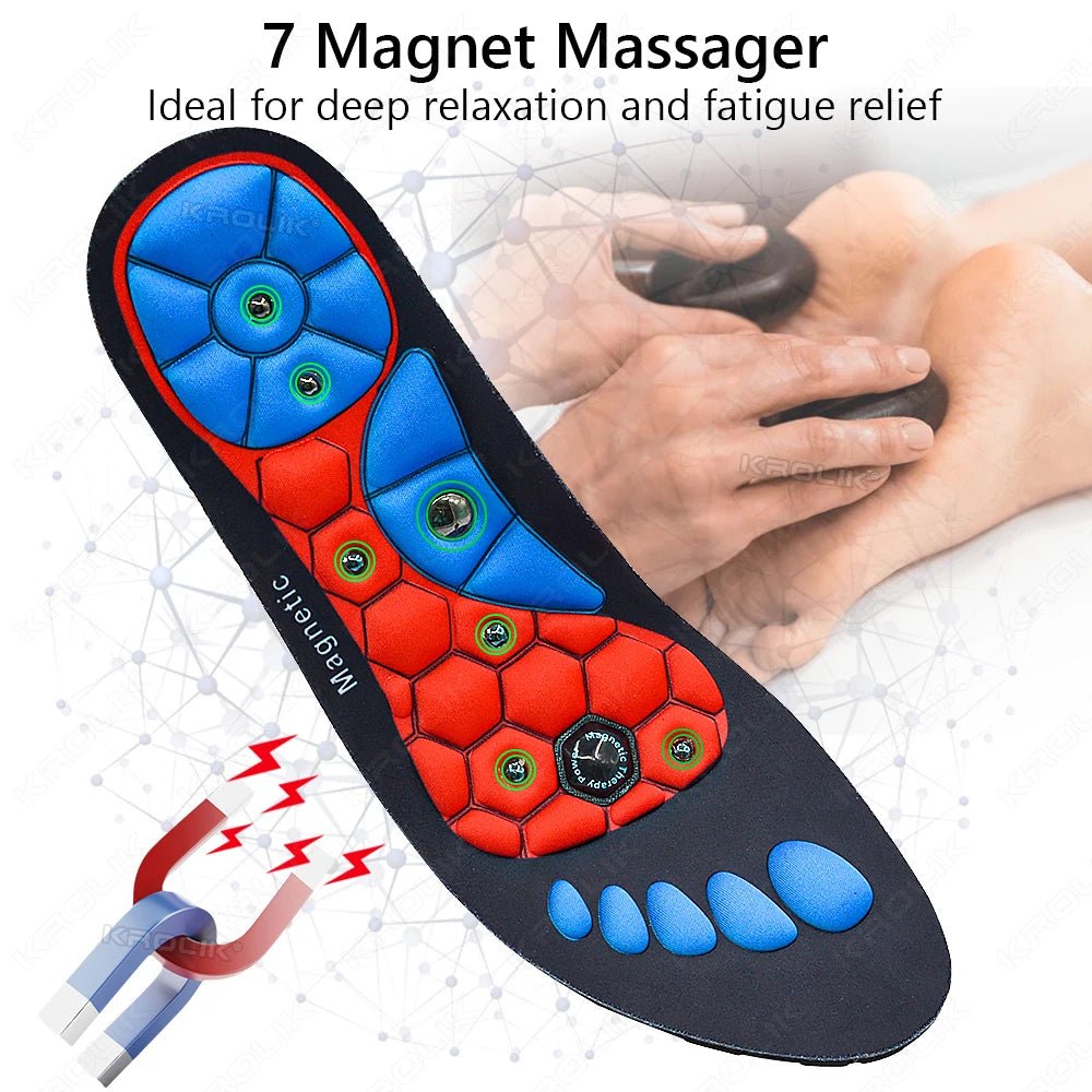Magnetic Massage Insoles Acupressure Inserts Arch Support Orthopedic Acupressures Shoes Pads Relieve Tired for Men Women Unisex - FitHealthHavenFitHealthHavenFitHealthHaven14:173Red Style 1;200000124:150L(EU44-47)Red Style 1L(EU44-47)Magnetic Massage Insoles Acupressure Inserts Arch Support Orthopedic Acupressures Shoes Pads Relieve Tired for Men Women Unisex