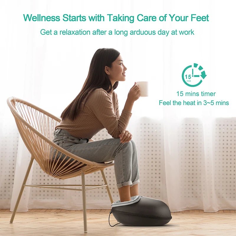 Medcursor Shiatsu Foot Massager Machine with Heat Roller Muscle Relaxation Pain Relief Electric Fully Wrapped Foot Massage - FitHealthHavenFitHealthHavenFitHealthHaven14:193;200007763:201336106;200009209:201898808blackUnited StatesUS PlugMedcursor Shiatsu Foot Massager Machine with Heat Roller Muscle Relaxation Pain Relief Electric Fully Wrapped Foot Massage