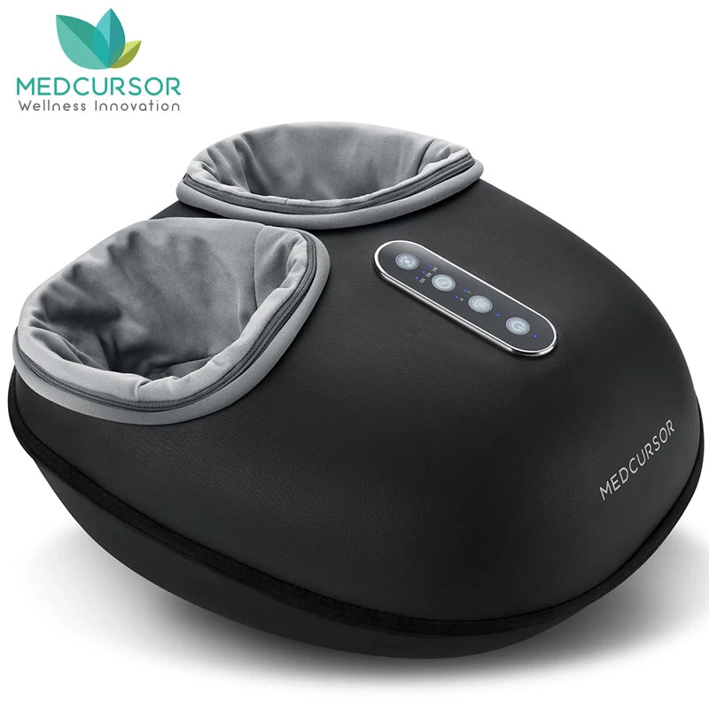 Medcursor Shiatsu Foot Massager Machine with Heat Roller Muscle Relaxation Pain Relief Electric Fully Wrapped Foot Massage - FitHealthHavenFitHealthHavenFitHealthHaven14:193;200007763:201336106;200009209:201898808blackUnited StatesUS PlugMedcursor Shiatsu Foot Massager Machine with Heat Roller Muscle Relaxation Pain Relief Electric Fully Wrapped Foot Massage