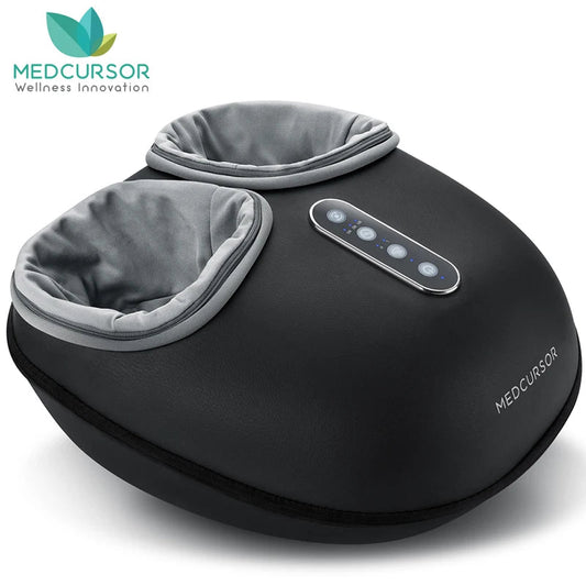 Medcursor Shiatsu Foot Massager Machine with Heat Roller Muscle Relaxation Pain Relief Electric Fully Wrapped Foot Massage - FitHealthHavenFitHealthHavenFitHealthHaven14:193;200007763:201336106;200009209:201898808blackUnited StatesUS PlugMedcursor Shiatsu Foot Massager Machine with Heat Roller Muscle Relaxation Pain Relief Electric Fully Wrapped Foot Massage