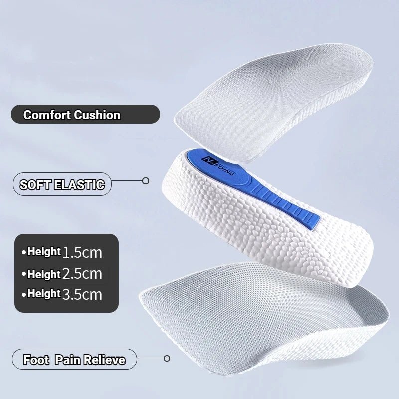 Memory Foam Height Increase Insoles for Men Women Shoes Flat Feet Arch Support Orthopedic Insoles Sneakers Heel Lift Shoe Pads - FitHealthHavenFitHealthHavenFitHealthHaven14:1752.5cm White;200007763:2013361002.5cm WhiteCHINAMemory Foam Height Increase Insoles for Men Women Shoes Flat Feet Arch Support Orthopedic Insoles Sneakers Heel Lift Shoe Pads