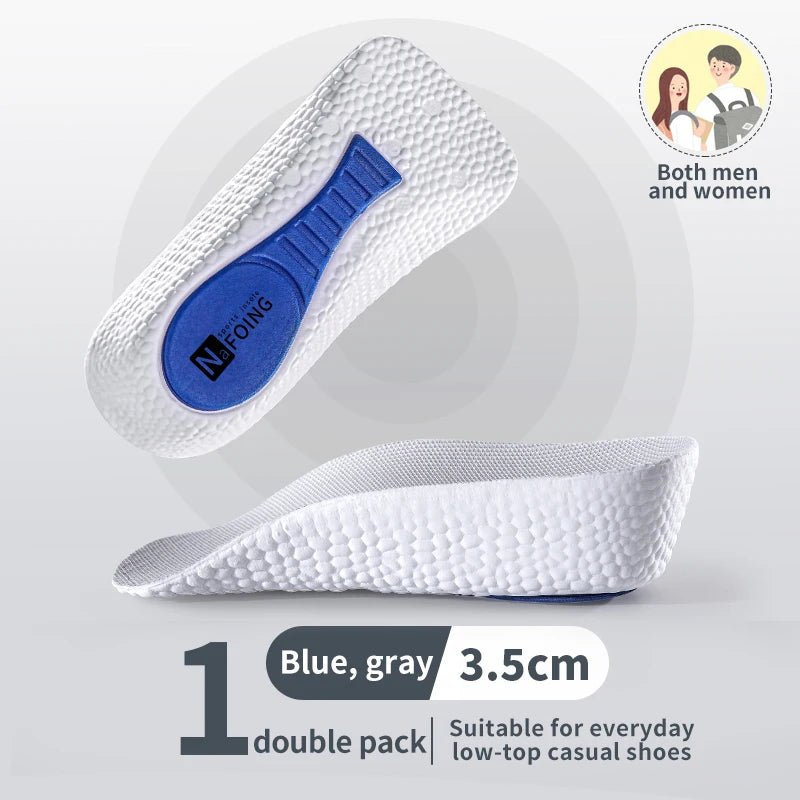 Memory Foam Height Increase Insoles for Men Women Shoes Flat Feet Arch Support Orthopedic Insoles Sneakers Heel Lift Shoe Pads - FitHealthHavenFitHealthHavenFitHealthHaven14:10523.5cm White;200007763:2013361003.5cm WhiteCHINAMemory Foam Height Increase Insoles for Men Women Shoes Flat Feet Arch Support Orthopedic Insoles Sneakers Heel Lift Shoe Pads