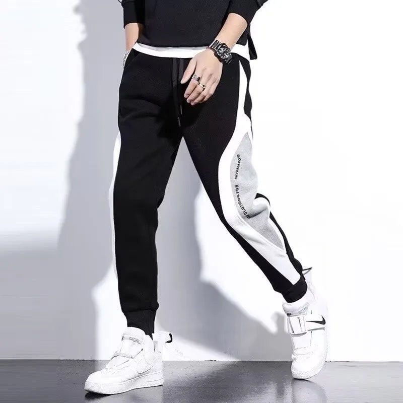 Men Black Pants Hip Hop Drawstring Jogger Fashion Comfortable Trousers Male Casual Sweatpants Loose Elastic Waist Sportswear - FitHealthHavenFitHealthHavenFitHealthHaven14:193;5:200000991black5XLMen Black Pants Hip Hop Drawstring Jogger Fashion Comfortable Trousers Male Casual Sweatpants Loose Elastic Waist Sportswear