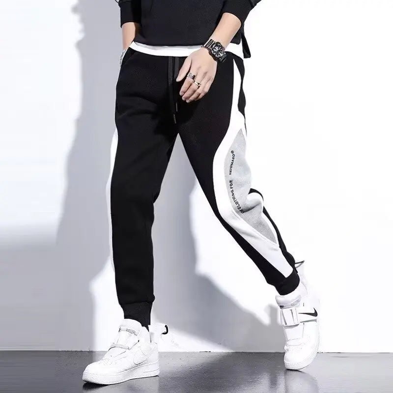 Men Black Pants Hip Hop Drawstring Jogger Fashion Comfortable Trousers Male Casual Sweatpants Loose Elastic Waist Sportswear - FitHealthHavenFitHealthHavenFitHealthHaven14:691;5:361385GRAYLMen Black Pants Hip Hop Drawstring Jogger Fashion Comfortable Trousers Male Casual Sweatpants Loose Elastic Waist Sportswear