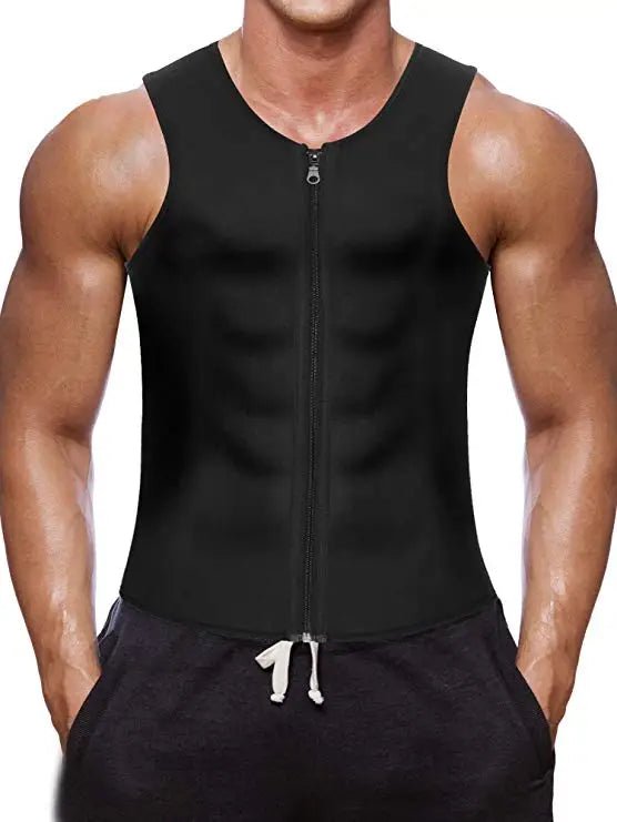 Men Body Shaper Waist Trainer Sauna Suit Sweat Vest Slimming Underwear Weight Loss Shirt Fat Burner Workout Tank Tops Shapewear - FitHealthHavenFitHealthHavenFitHealthHaven14:173Black;5:361386XXXLBlackXXXLMen Body Shaper Waist Trainer Sauna Suit Sweat Vest Slimming Underwear Weight Loss Shirt Fat Burner Workout Tank Tops Shapewear