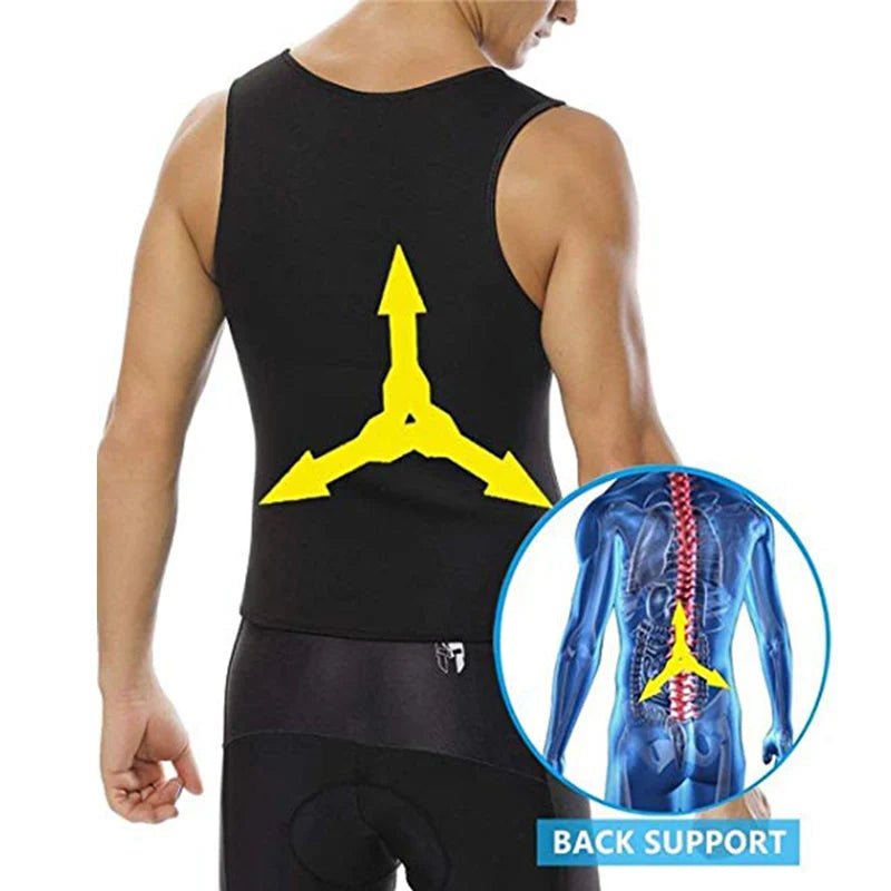 Men Body Shaper Waist Trainer Sauna Suit Sweat Vest Slimming Underwear Weight Loss Shirt Fat Burner Workout Tank Tops Shapewear - FitHealthHavenFitHealthHavenFitHealthHaven14:173Black;5:361386XXXLBlackXXXLMen Body Shaper Waist Trainer Sauna Suit Sweat Vest Slimming Underwear Weight Loss Shirt Fat Burner Workout Tank Tops Shapewear