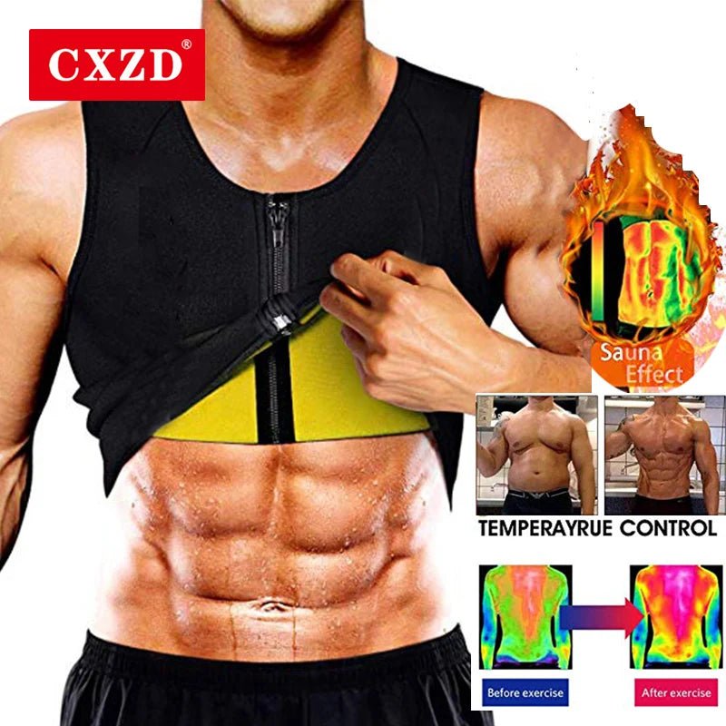 Men Body Shaper Waist Trainer Sauna Suit Sweat Vest Slimming Underwear Weight Loss Shirt Fat Burner Workout Tank Tops Shapewear - FitHealthHavenFitHealthHavenFitHealthHaven14:173Black;5:361386XXXLBlackXXXLMen Body Shaper Waist Trainer Sauna Suit Sweat Vest Slimming Underwear Weight Loss Shirt Fat Burner Workout Tank Tops Shapewear