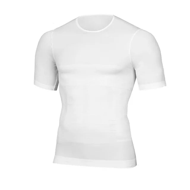 Men Body Shapers Fitness Elastic Abdomen Tight Fitting Short Sleeve Shirt Tank Tops Shape Underwear Slimming Boobs Shaping - FitHealthHavenFitHealthHavenFitHealthHaven14:173White;5:100014065WhiteXLMen Body Shapers Fitness Elastic Abdomen Tight Fitting Short Sleeve Shirt Tank Tops Shape Underwear Slimming Boobs Shaping