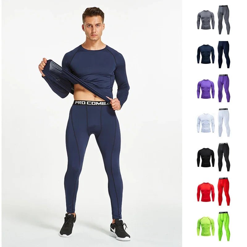 Men Compression Running Set Quick Dry Gym Sport Sweatsuit Man Long Sleeve Jogging Training Suit Fitness Tracksuit Gym Clothing - FitHealthHavenFitHealthHavenFitHealthHaven14:10;5:200000323Red3XLMen Compression Running Set Quick Dry Gym Sport Sweatsuit Man Long Sleeve Jogging Training Suit Fitness Tracksuit Gym Clothing