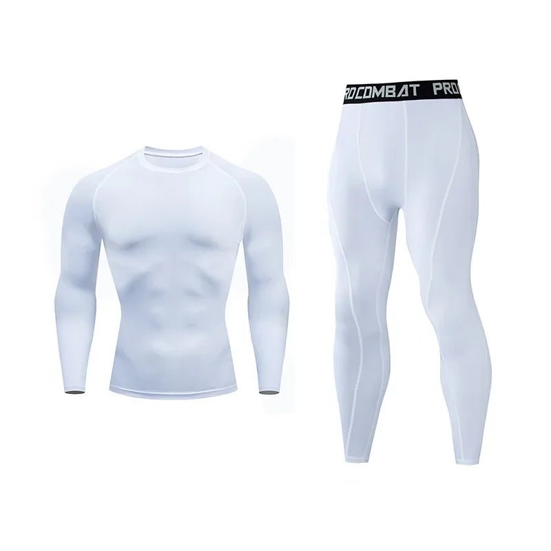 Men Compression Running Set Quick Dry Gym Sport Sweatsuit Man Long Sleeve Jogging Training Suit Fitness Tracksuit Gym Clothing - FitHealthHavenFitHealthHavenFitHealthHaven14:29;5:100014064WHITESMen Compression Running Set Quick Dry Gym Sport Sweatsuit Man Long Sleeve Jogging Training Suit Fitness Tracksuit Gym Clothing