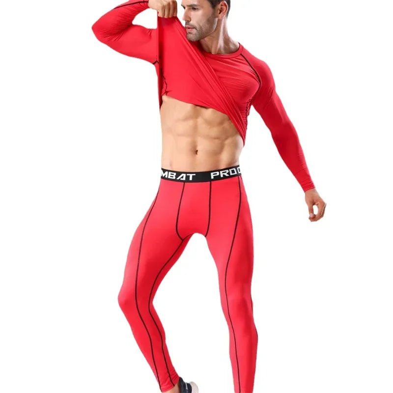 Men Compression Running Set Quick Dry Gym Sport Sweatsuit Man Long Sleeve Jogging Training Suit Fitness Tracksuit Gym Clothing - FitHealthHavenFitHealthHavenFitHealthHaven14:10;5:200000323Red3XLMen Compression Running Set Quick Dry Gym Sport Sweatsuit Man Long Sleeve Jogging Training Suit Fitness Tracksuit Gym Clothing