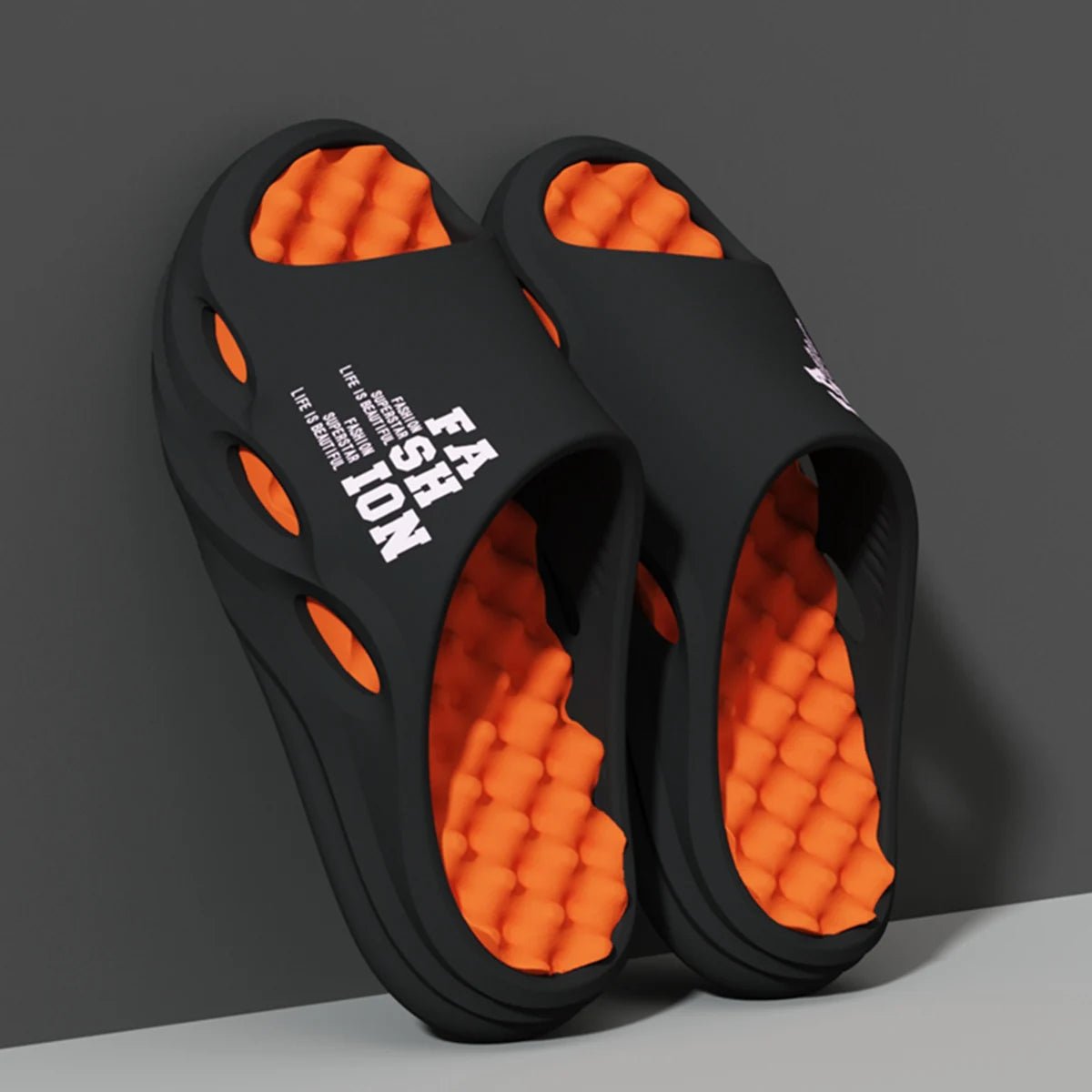 Men Fashion Massage Slippers Indoor/Outdoor Sandals Beach Flip Flop Thick Sole Male Slides Summer Non-Slip Men Shower Slippers - FitHealthHavenFitHealthHavenFitHealthHaven14:29;200000124:4280324WHITE39-40Men Fashion Massage Slippers Indoor/Outdoor Sandals Beach Flip Flop Thick Sole Male Slides Summer Non-Slip Men Shower Slippers