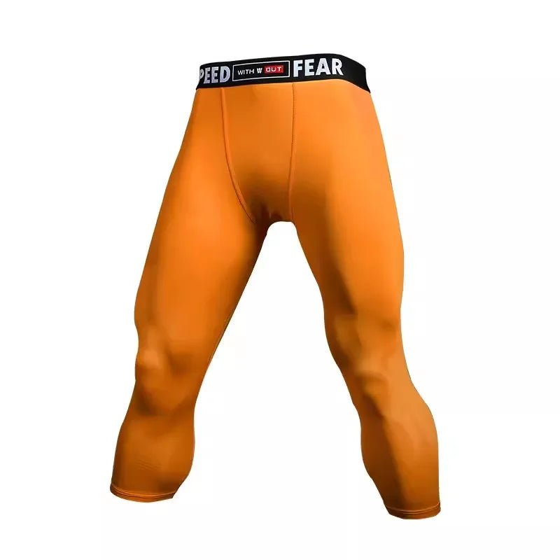 Men Kid Boy Girl GYM Capri Running Tight Pants Basketball Football Soccer Exercise Sport 3/4 Cropped Kneelet Leggings Shorts 714 - FitHealthHavenFitHealthHavenFitHealthHaven14:350852;5:361385XLOrangeXLMen Kid Boy Girl GYM Capri Running Tight Pants Basketball Football Soccer Exercise Sport 3/4 Cropped Kneelet Leggings Shorts 714