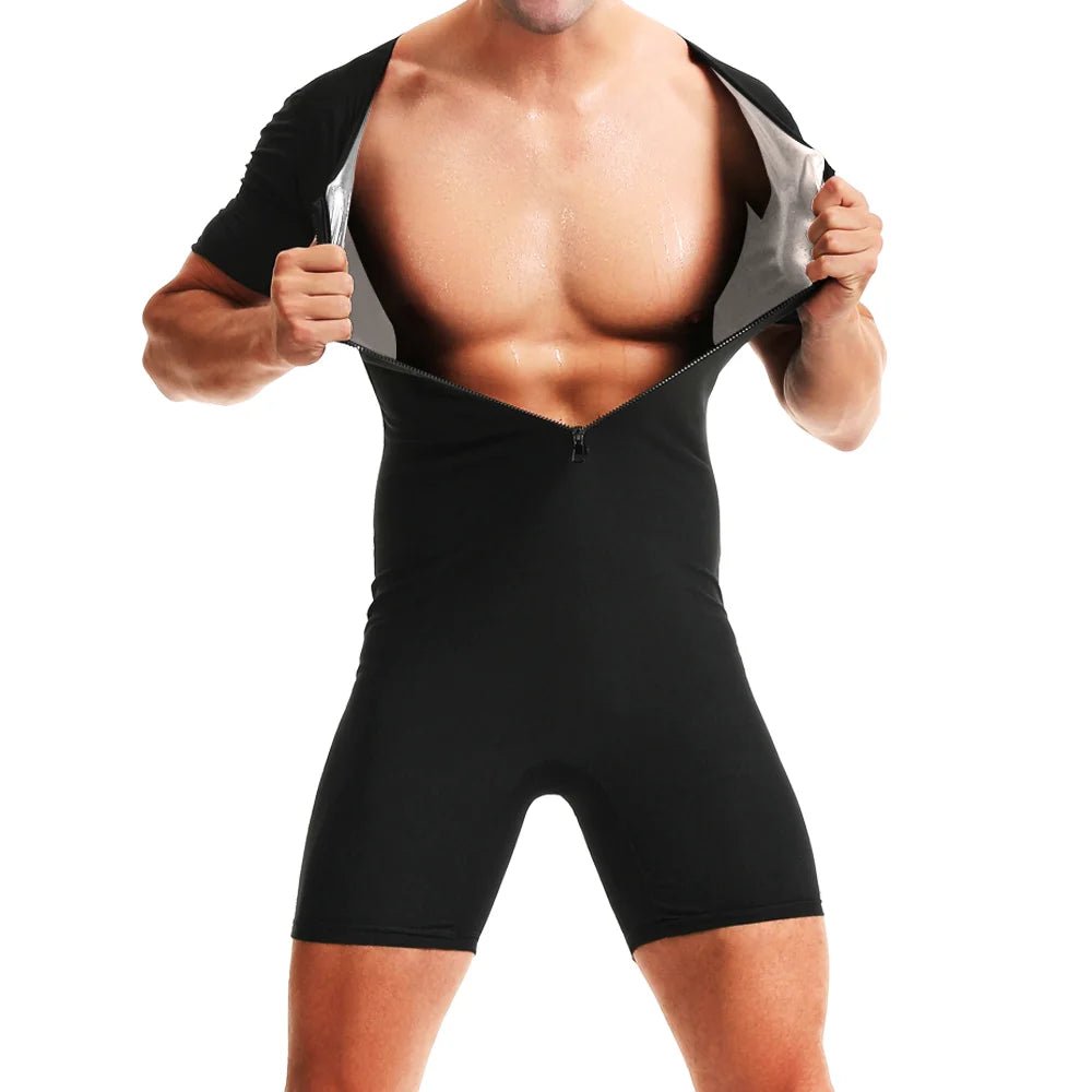Men Sauna Suits Hot Sweating Jumpsuits Waist Trainer Weight Loss for Fitness Gym Exercise Training Wear Fat Burning Bodysuits - FitHealthHavenFitHealthHavenFitHealthHaven14:771Inner Silver;5:361386Inner SilverMMen Sauna Suits Hot Sweating Jumpsuits Waist Trainer Weight Loss for Fitness Gym Exercise Training Wear Fat Burning Bodysuits