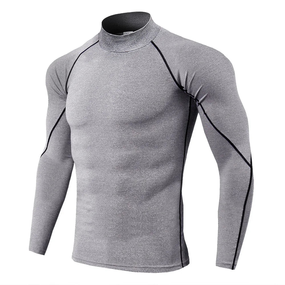Men Sport T-shirt Quick Dry Bodybuilding Running Shirt Long Sleeve Compression Top Gym T Shirt Men Fitness Tight Rashgard - FitHealthHavenFitHealthHavenFitHealthHaven14:175Gray;5:361386GrayMMen Sport T-shirt Quick Dry Bodybuilding Running Shirt Long Sleeve Compression Top Gym T Shirt Men Fitness Tight Rashgard