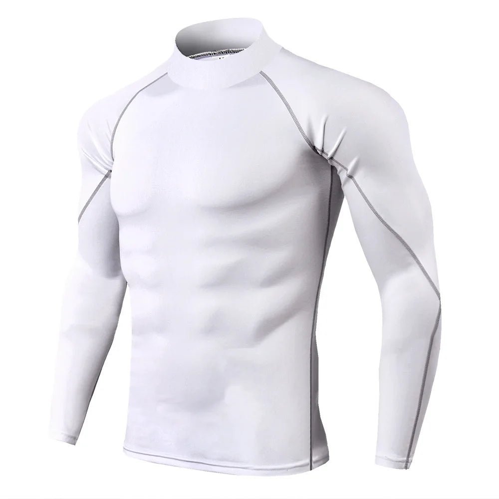Men Sport T-shirt Quick Dry Bodybuilding Running Shirt Long Sleeve Compression Top Gym T Shirt Men Fitness Tight Rashgard - FitHealthHavenFitHealthHavenFitHealthHaven14:350852White;5:361386WhiteMMen Sport T-shirt Quick Dry Bodybuilding Running Shirt Long Sleeve Compression Top Gym T Shirt Men Fitness Tight Rashgard