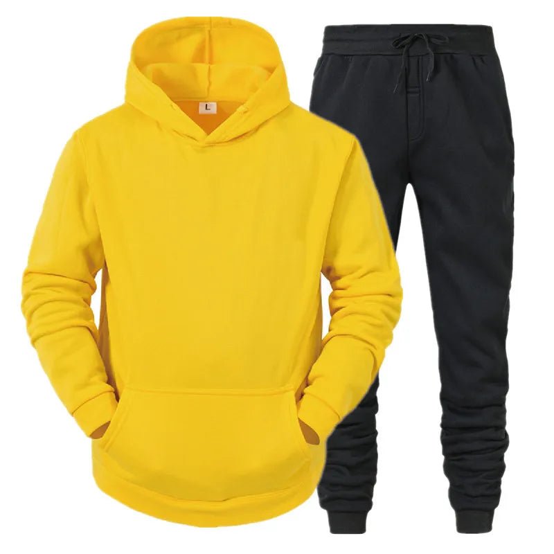 Men Sportswear Sweater Suit Hoodies + Pants Sports Clothing Spring Autumn Sets Jogging Trousers Running Male Tracksuits - FitHealthHavenFitHealthHavenFitHealthHaven14:350850Black;5:4182BlackXXLMen Sportswear Sweater Suit Hoodies + Pants Sports Clothing Spring Autumn Sets Jogging Trousers Running Male Tracksuits