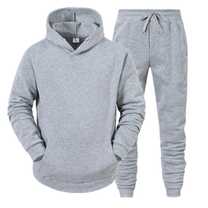Men Sportswear Sweater Suit Hoodies + Pants Sports Clothing Spring Autumn Sets Jogging Trousers Running Male Tracksuits - FitHealthHavenFitHealthHavenFitHealthHaven14:691Gray;5:361385GrayLMen Sportswear Sweater Suit Hoodies + Pants Sports Clothing Spring Autumn Sets Jogging Trousers Running Male Tracksuits