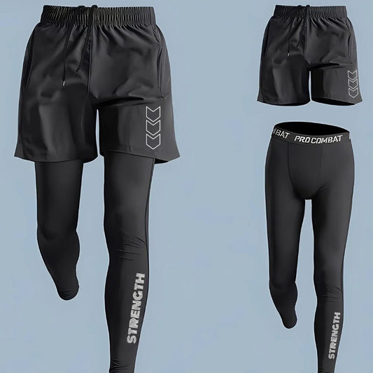 Men Training Athletic Pants Quick Dry Running Leggings Gym Workout Compression Pants - FitHealthHavenFitHealthHavenFitHealthHaven14:7712201-A;5:3613862201-AMMen Training Athletic Pants Quick Dry Running Leggings Gym Workout Compression Pants