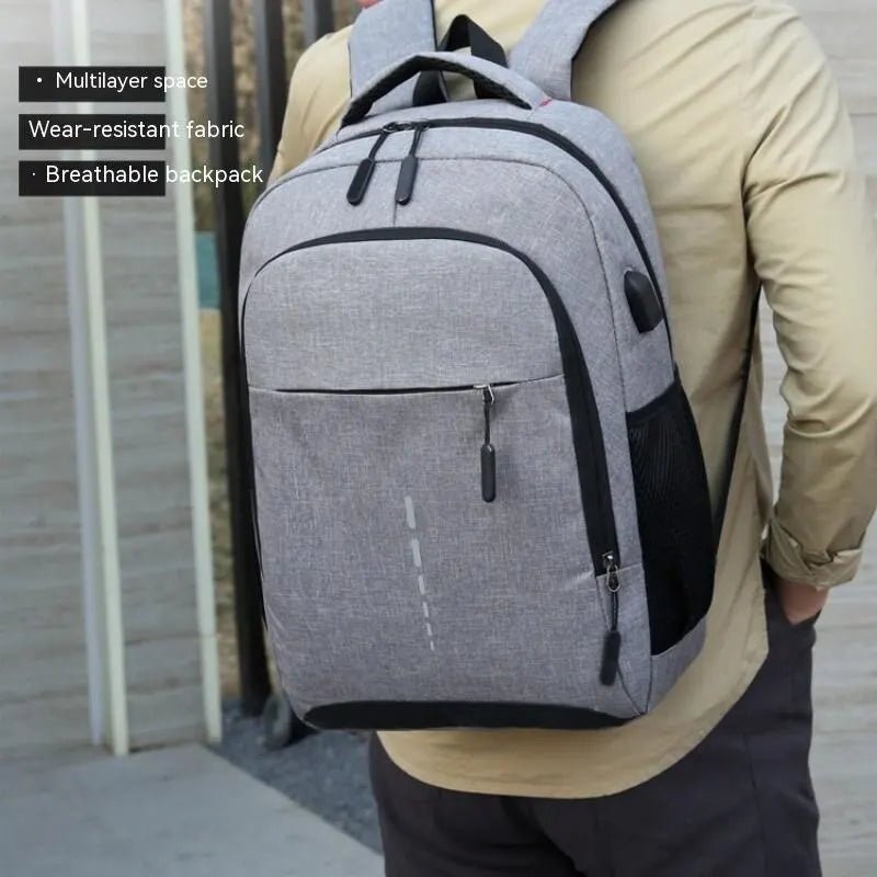 Mens BackPack LargeCapacity Simple Fashion Travel Female Student ComputerBag - FitHealthHavenFitHealthHavenFitHealthHaven14:193BlackBlackMens BackPack LargeCapacity Simple Fashion Travel Female Student ComputerBag