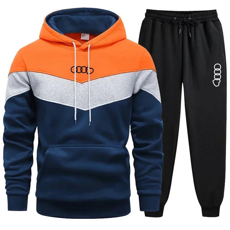 Men's Clothing Casual Sweatshirt Suit Sweatshirts for Men Daily Tricolor Hoodies Hot High Quality 2024 Sports Tracksuit Jogging - FitHealthHavenFitHealthHavenFitHealthHaven14:350852Orange;5:100014064OrangeSMen's Clothing Casual Sweatshirt Suit Sweatshirts for Men Daily Tricolor Hoodies Hot High Quality 2024 Sports Tracksuit Jogging