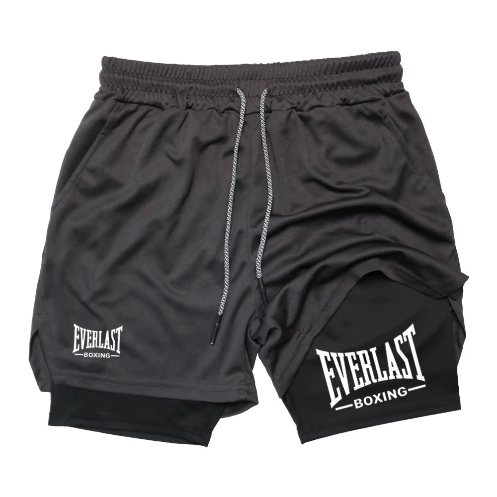 Men's compression gym shorts, EVERLAST printed sports pants, double layered, quick drying, basketball, muscle, fitness RL0365 - FitHealthHavenFitHealthHavenFitHealthHaven14:771photo color;5:361385photo color 7LMen's compression gym shorts, EVERLAST printed sports pants, double layered, quick drying, basketball, muscle, fitness RL0365
