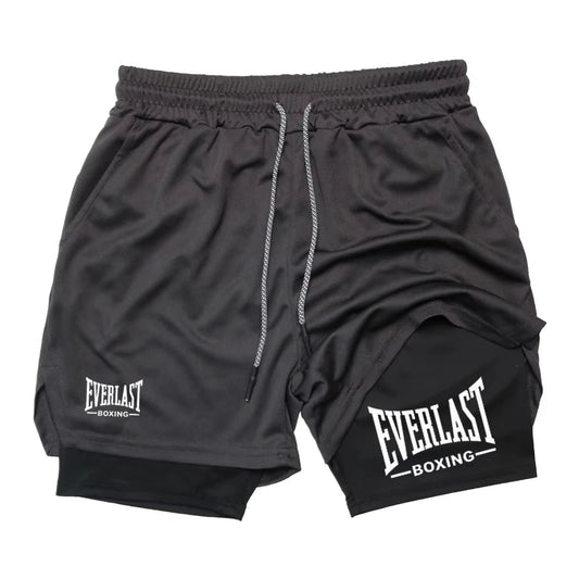 Men's compression gym shorts, EVERLAST printed sports pants, double layered, quick drying, basketball, muscle, fitness RL0365 - FitHealthHavenFitHealthHavenFitHealthHaven14:771photo color;5:361385photo color 7LMen's compression gym shorts, EVERLAST printed sports pants, double layered, quick drying, basketball, muscle, fitness RL0365