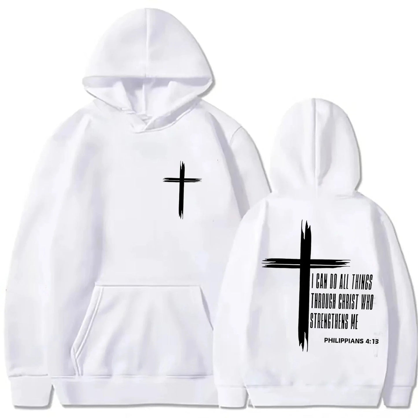 Men's hoodie with religious cross and motivational text prints pullover style autumn fashion hooded hoodie casual hoodie unisex - FitHealthHavenFitHealthHavenFitHealthHaven14:350850white3;5:361386white3MMen's hoodie with religious cross and motivational text prints pullover style autumn fashion hooded hoodie casual hoodie unisex